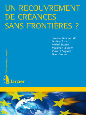 cover image of Un recouvrement de créances sans frontières ?